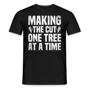 Arborist Baumpfleger Baumkletterer Baumklettern - Männer T-Shirt - Schwarz - Vorne - AI Model Male 178 light (178cm)