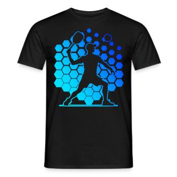 Pickleball Hommes Pickleball Pickleball Jeux de racquetball - T-shirt homme - noir - Devant - AI Model Male 178 light (178cm)