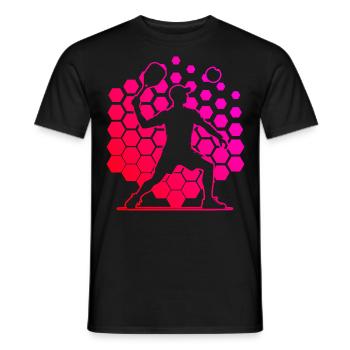 Pickleball féminin Racquetball Jouer au pickleball Game - T-shirt homme - noir - Devant - AI Model Male 178 light (178cm)
