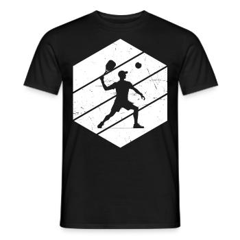 Pickleball Racquetball Pickleball Games Women - Men's T-Shirt - black - Front - AI Model Male 178 light (178cm)