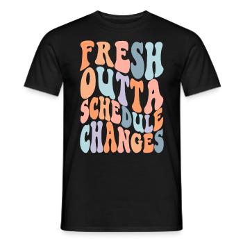 Conseillère scolaire Fresh Outta - T-shirt homme - noir - Devant - AI Model Male 178 light (178cm)