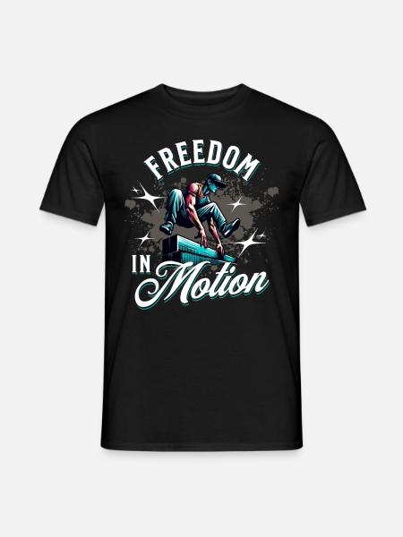 Parkour - Männer T-Shirt - Schwarz