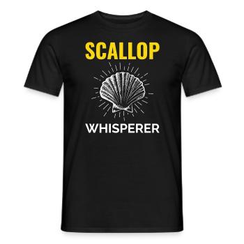 Jakobsmuscheln Sammler Strandräuber Schalentiere - Männer T-Shirt - Schwarz - Vorne - AI Model Male 178 light (178cm)