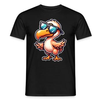 Dodo - Men's T-Shirt - black - Front - AI Model Male 178 light (178cm)