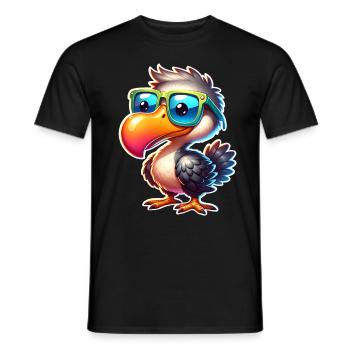 Dodo - Men's T-Shirt - black - Front - AI Model Male 178 light (178cm)