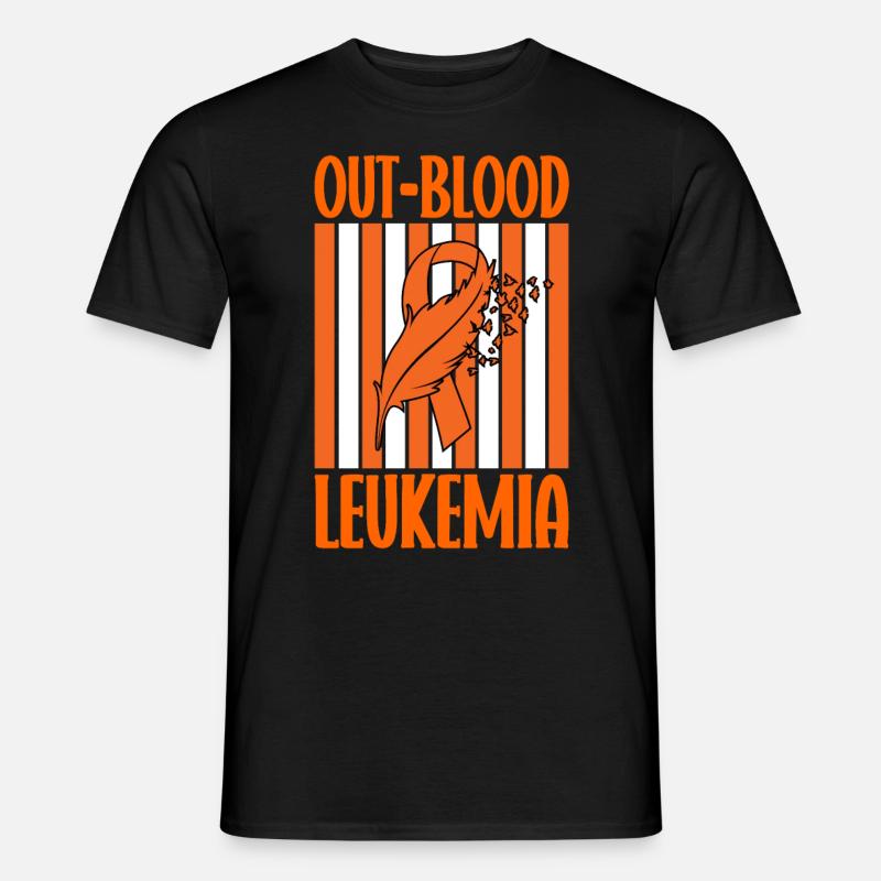 Leukämie Bewusstsein Blutkrebs Bekämpfung - Männer T-Shirt - Schwarz