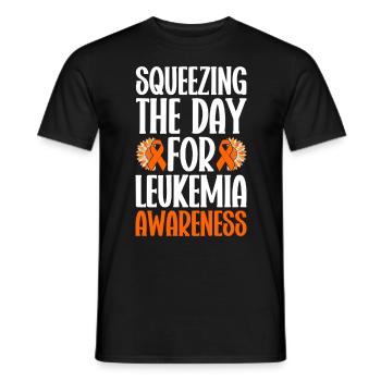 subsLeukemia Awareness Blood Cancer Fight - Men's T-Shirt - black - Front - AI Model Male 178 light (178cm)