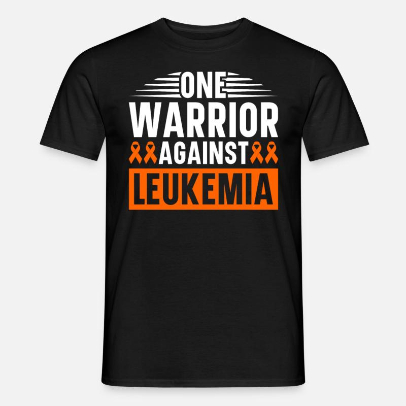 Leukämie Bewusstsein Blutkrebs Bekämpfung - Männer T-Shirt - Schwarz