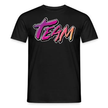 Team - Männer T-Shirt - Schwarz - Vorne - AI Model Male 178 light (178cm)