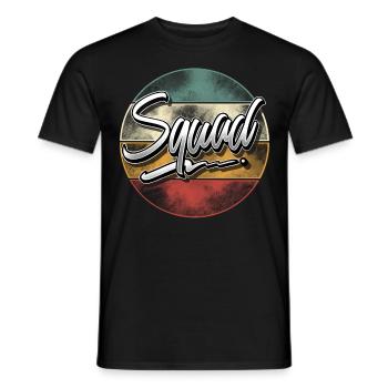 Squad - Männer T-Shirt - Schwarz - Vorne - AI Model Male 178 light (178cm)