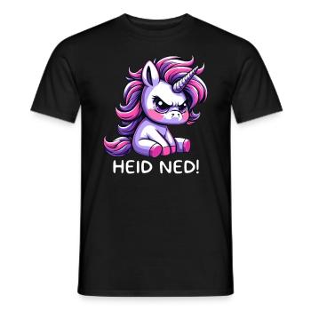 Heid Ned - T-shirt homme - noir - Devant - AI Model Male 178 light (178cm)