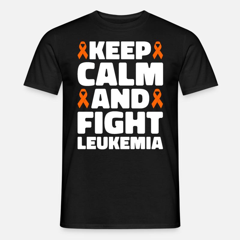 Leukämie Bewusstsein Blutkrebs Bekämpfung - Männer T-Shirt - Schwarz