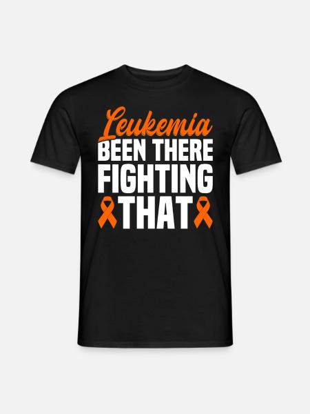 Leukämie Bewusstsein Blutkrebs Bekämpfung - Männer T-Shirt - Schwarz