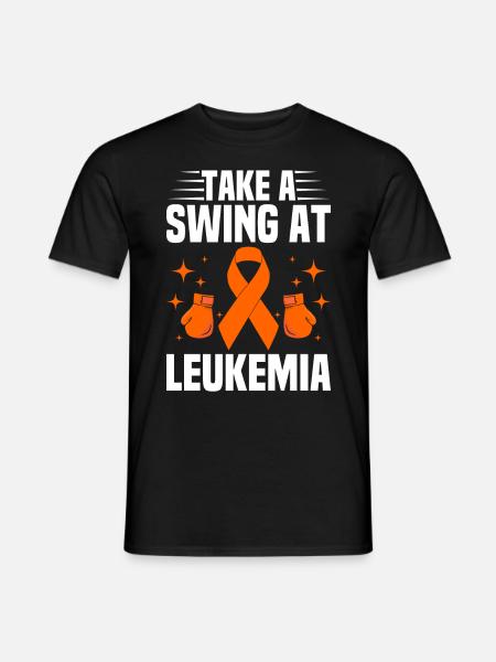 Leukämie Bewusstsein Blutkrebs Bekämpfung - Männer T-Shirt - Schwarz