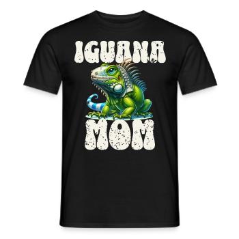 Iguane - T-shirt homme - noir - Devant - AI Model Male 178 light (178cm)