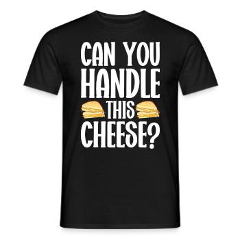 Grilled Cheese Grilled Cheese Foodie Cheese Sandwich - T-shirt homme - noir - Devant - AI Model Male 178 light (178cm)