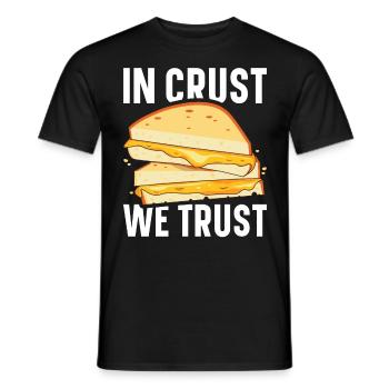 Grilled Cheese Grilled Cheese Foodie Cheese Sandwich - T-shirt homme - noir - Devant - AI Model Male 178 light (178cm)