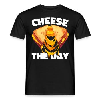 Grilled Cheese Grilled Cheese Foodie Cheese Sandwich - T-shirt homme - noir - Devant - AI Model Male 178 light (178cm)