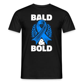 Alopécie areata Awareness Perte de cheveux - T-shirt homme - noir - Devant - AI Model Male 178 light (178cm)