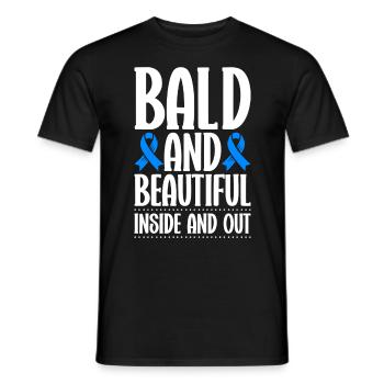 Alopécie areata Awareness Perte de cheveux - T-shirt homme - noir - Devant - AI Model Male 178 light (178cm)