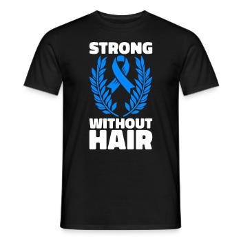 Alopécie areata Awareness Perte de cheveux - T-shirt homme - noir - Devant - AI Model Male 178 light (178cm)