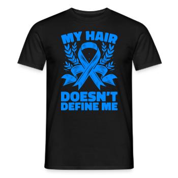 Alopécie areata Awareness Perte de cheveux - T-shirt homme - noir - Devant - AI Model Male 178 light (178cm)