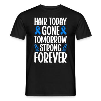 Alopécie areata Awareness Perte de cheveux - T-shirt homme - noir - Devant - AI Model Male 178 light (178cm)