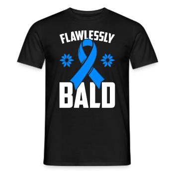 Alopécie areata Awareness Perte de cheveux - T-shirt homme - noir - Devant - AI Model Male 178 light (178cm)