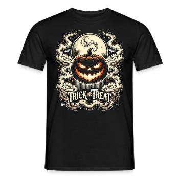 Trick or Treat - Chemise d’Halloween - T-shirt homme - noir - Devant - AI Model Male 178 light (178cm)