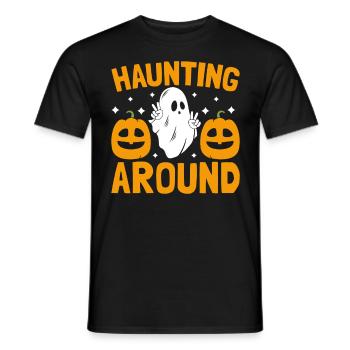 Halloween Costume - Men's T-Shirt - black - Front - AI Model Male 178 light (178cm)