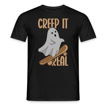 Halloween Costume - Men's T-Shirt - black - Front - AI Model Male 178 light (178cm)