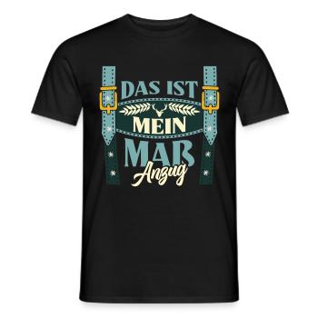Münchner Volksfest MEI MASS-ANZUG Lustiges - Men's T-Shirt - black - Front - AI Model Male 178 light (178cm)
