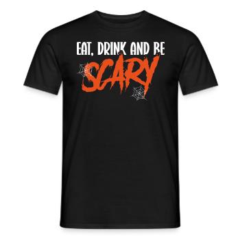Halloween Costume - Men's T-Shirt - black - Front - AI Model Male 178 light (178cm)