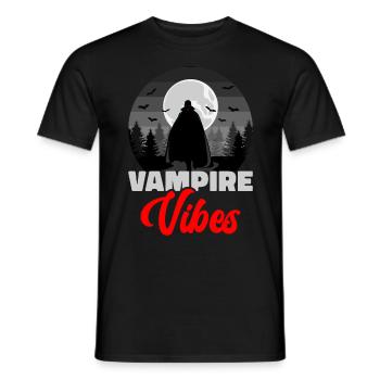 Halloween Costume - Men's T-Shirt - black - Front - AI Model Male 178 light (178cm)