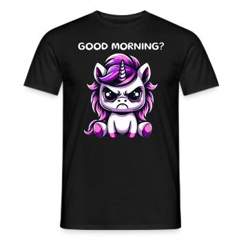 Good Morning - Männer T-Shirt - Schwarz - Vorne - AI Model Male 178 light (178cm)