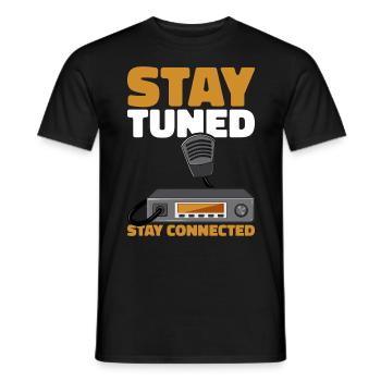 Ham Radio Amateurfunk Amateurfunker Radio - Männer T-Shirt - Schwarz - Vorne - AI Model Male 178 light (178cm)