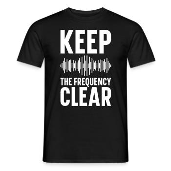 Ham Radio Amateur Radio Amateur Radio - T-shirt homme - noir - Devant - AI Model Male 178 light (178cm)