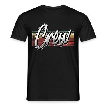 Équipage - T-shirt homme - noir - Devant - AI Model Male 178 light (178cm)