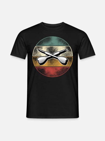 Dartpfeile Dart Darten Darts - Men's T-Shirt - black