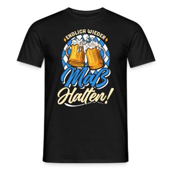 Festival folklorique de Munich MEASURE Funny Men - T-shirt homme - noir - Devant - AI Model Male 178 light (178cm)