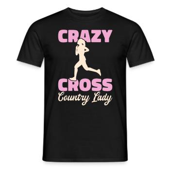 XC Running Cross Country Runner XC Runner - T-shirt homme - noir - Devant - AI Model Male 178 light (178cm)