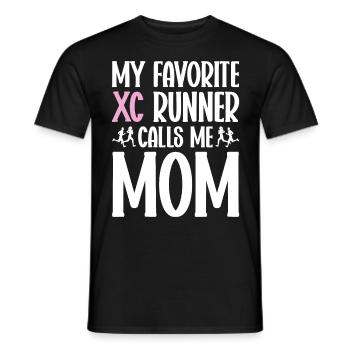 XC Running Cross Country Runner XC Runner - Männer T-Shirt - Schwarz - Vorne - AI Model Male 178 light (178cm)