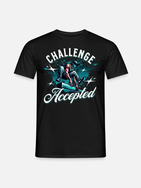 Parkour - Männer T-Shirt - Schwarz