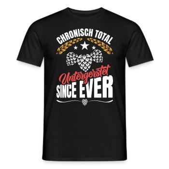 Festival folklorique de Munich CHRONIQUEMENT TOTALEMENT SOUS-ESTIMÉ - T-shirt homme - noir - Devant - AI Model Male 178 light (178cm)