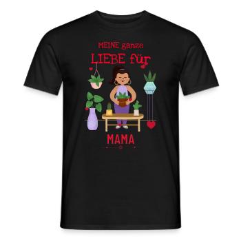 Tout mon amour pour maman - T-shirt homme - noir - Devant - AI Model Male 178 light (178cm)