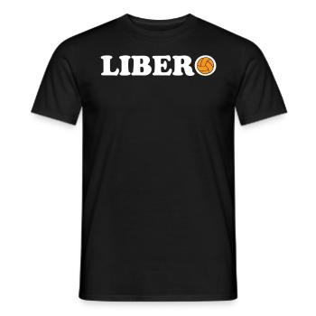 Volley-ball Libero - T-shirt homme - noir - Devant - AI Model Male 178 light (178cm)