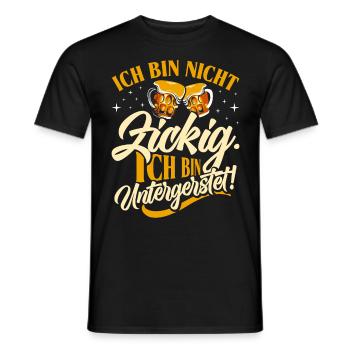 Festival folklorique de Munich AM NOT UNDERMATED - T-shirt homme - noir - Devant - AI Model Male 178 light (178cm)