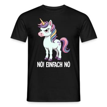 Nope just nope - Men's T-Shirt - black - Front - AI Model Male 178 light (178cm)