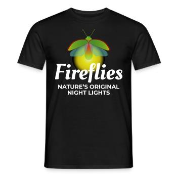Glühwürmchen Glühwürmchen Blitzkäfer Insektensammler - Männer T-Shirt - Schwarz - Vorne - AI Model Male 178 light (178cm)