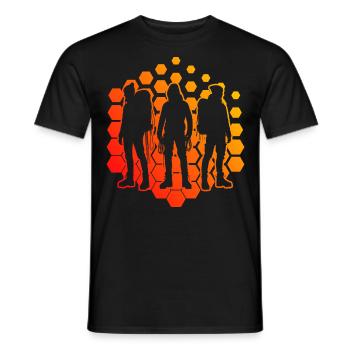 Bloc Grimpeur Escalade Hommes - T-shirt homme - noir - Devant - AI Model Male 178 light (178cm)